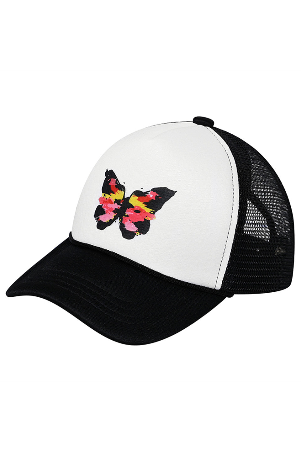 C.C Kids Hand Painted Abstract Butterfly Cap