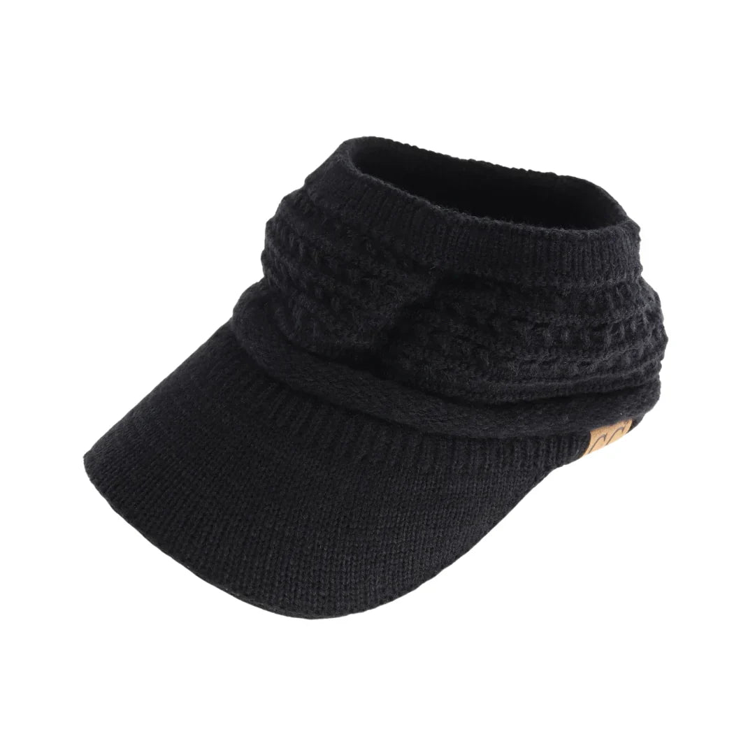 C.C Knitted Visor hat