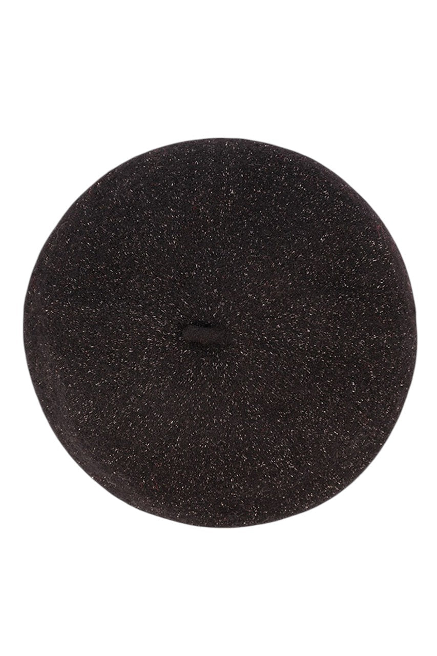 C.C Lurex Yarn Wool Beret