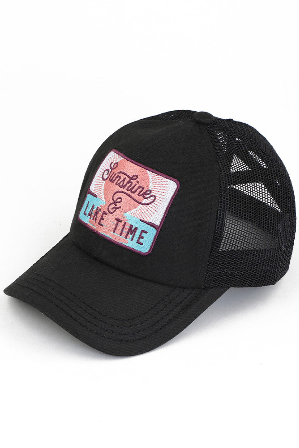 C.C SUNSHINE & LAKE TIME Patch Pony Cap