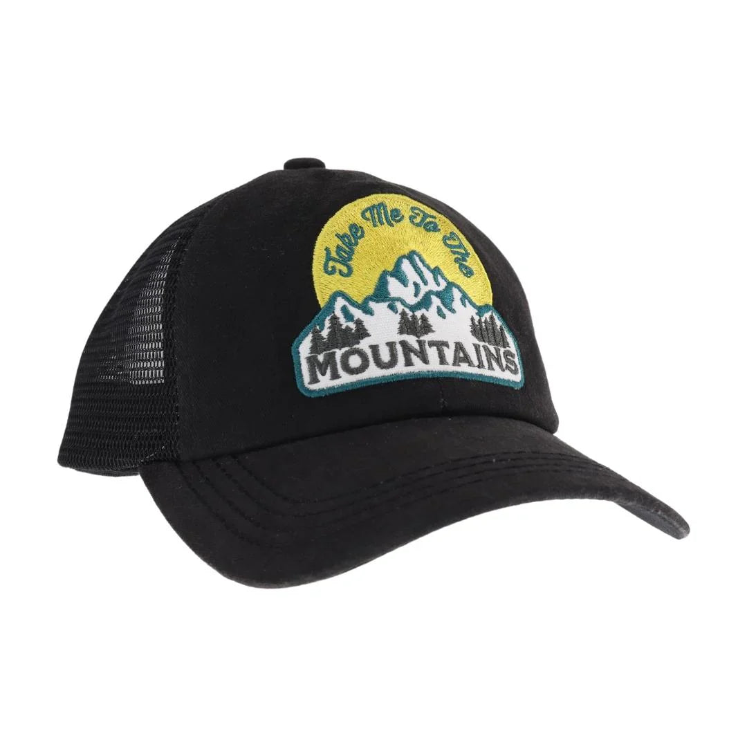 C.C TAKE ME TO THE MOUNTAINS Patch Pony Cap