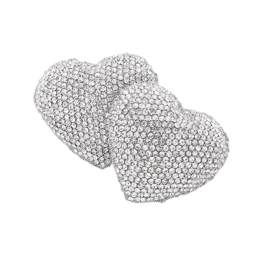 Bling Heart Earrings