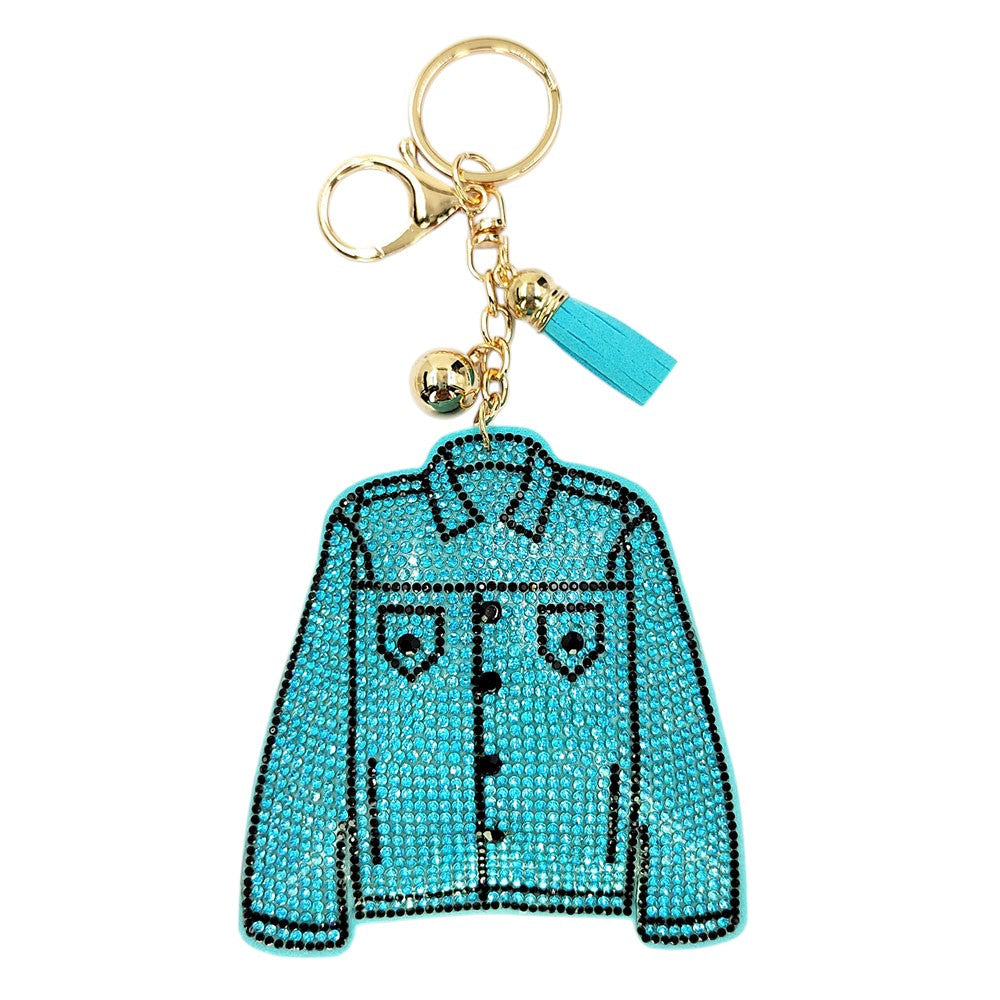 Bling Shirt Tassel Bag Charm