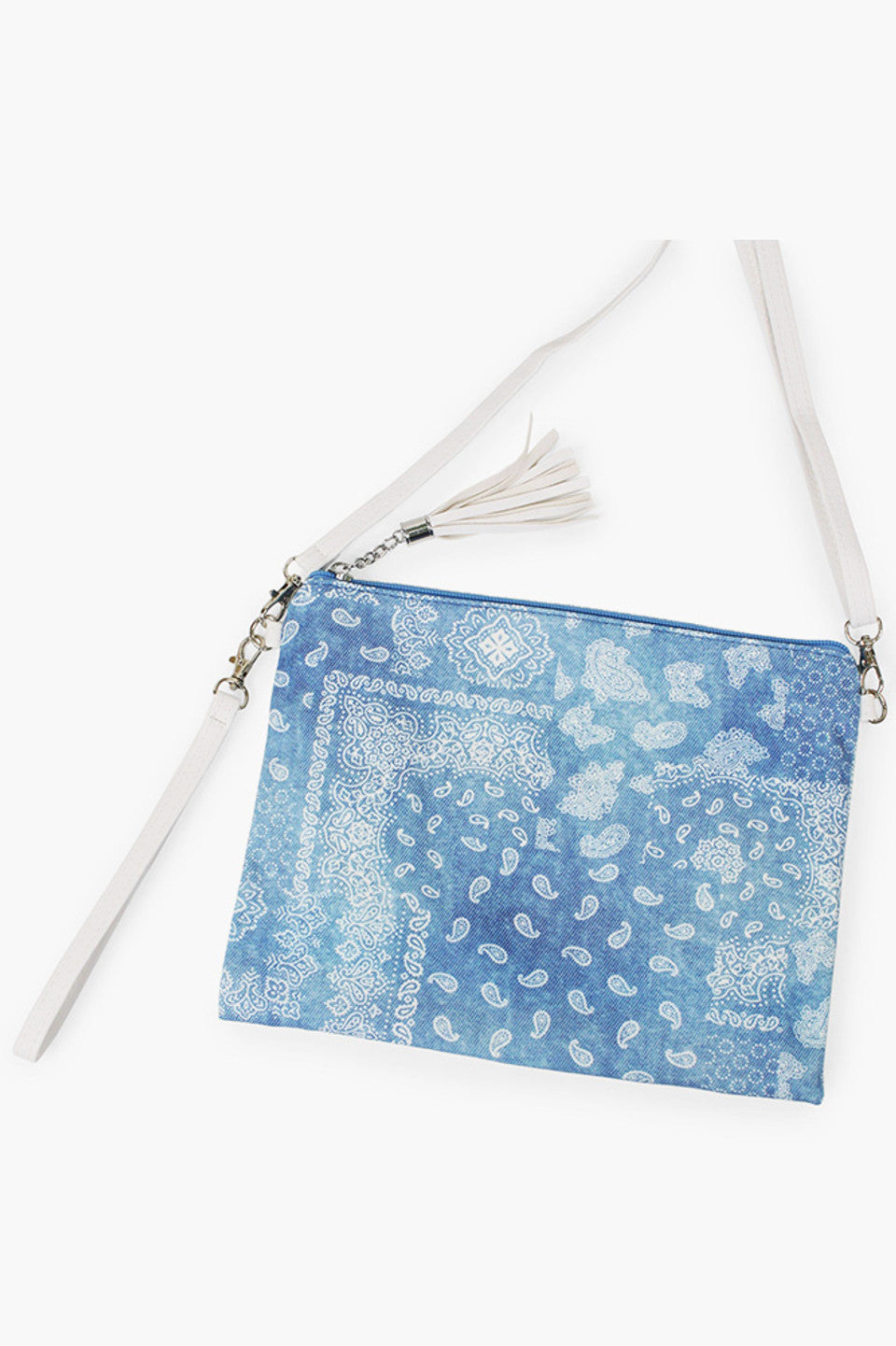 Bandana Crossbody Bag With Wristlet