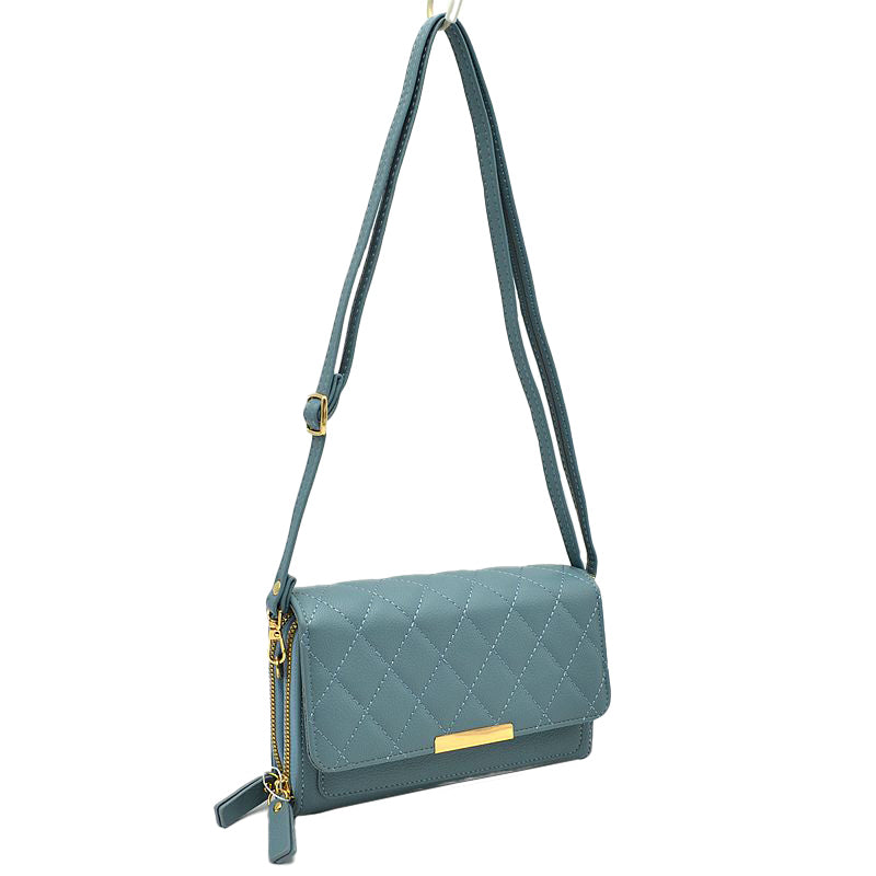 Beautiful Minimalist PU Lather Quilted Flap Bag