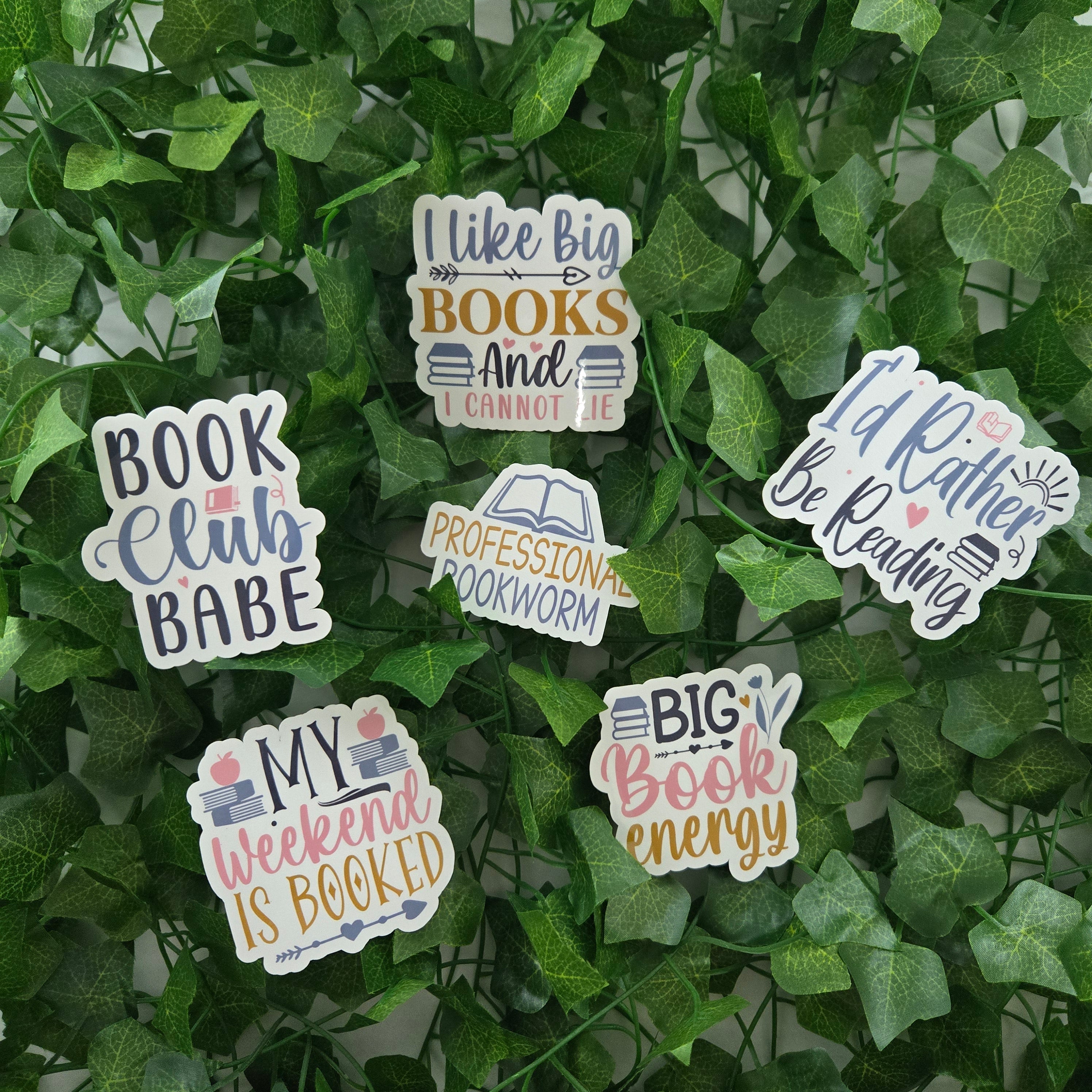 Book Lover Quote Stickers