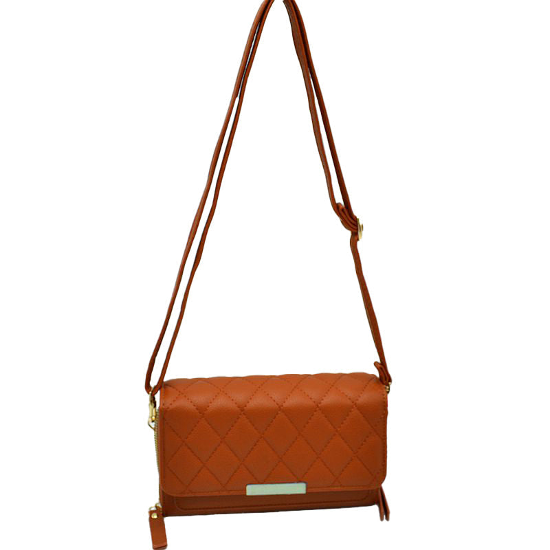 Beautiful Minimalist PU Lather Quilted Flap Bag