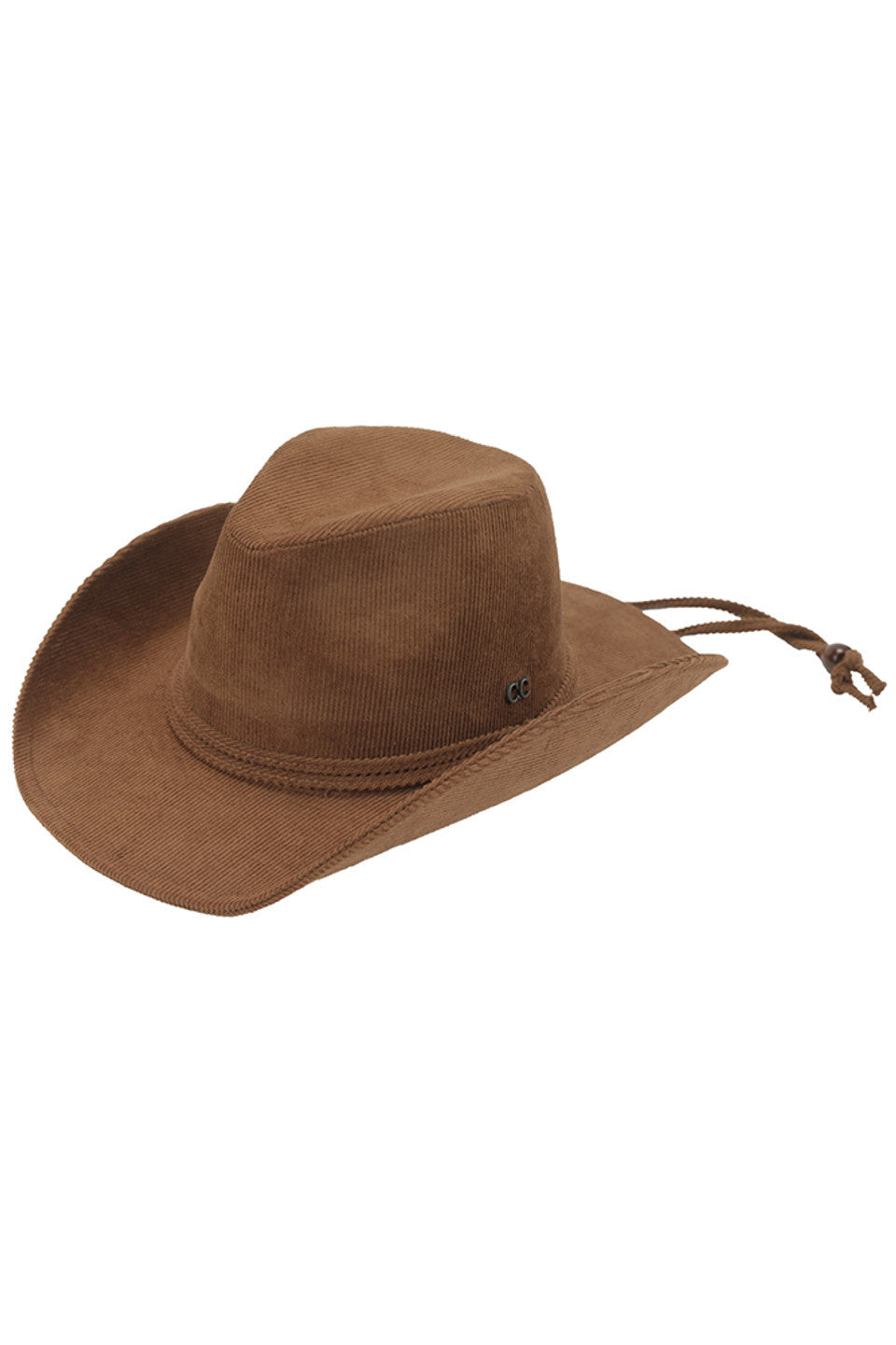 C.C Chin Straps Corduroy Cowboy Hat