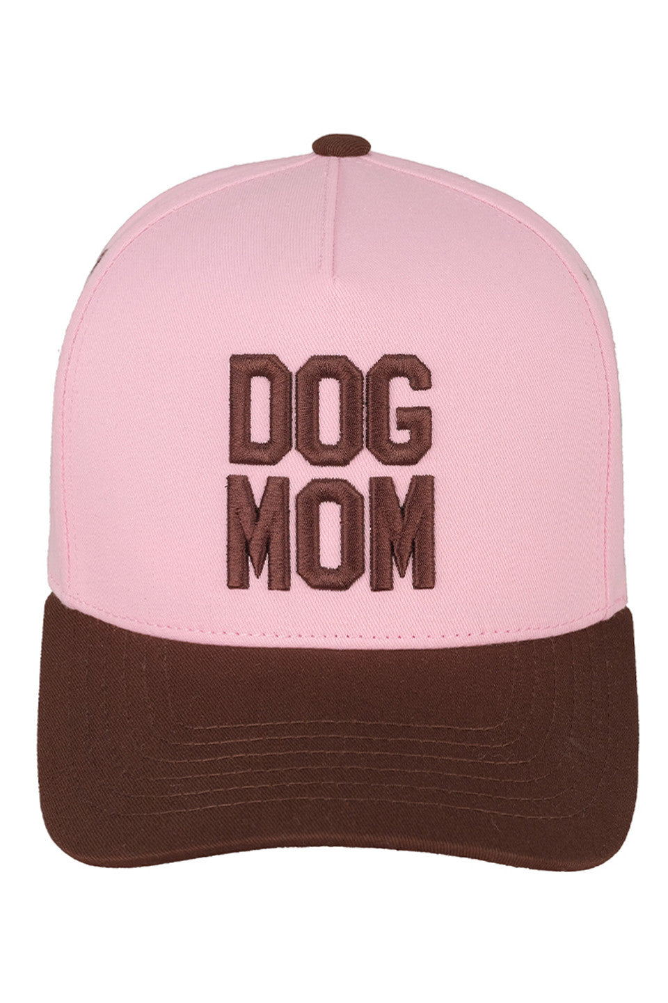 C.C DOG MOM Embroidered Two Tone Trucker Cap