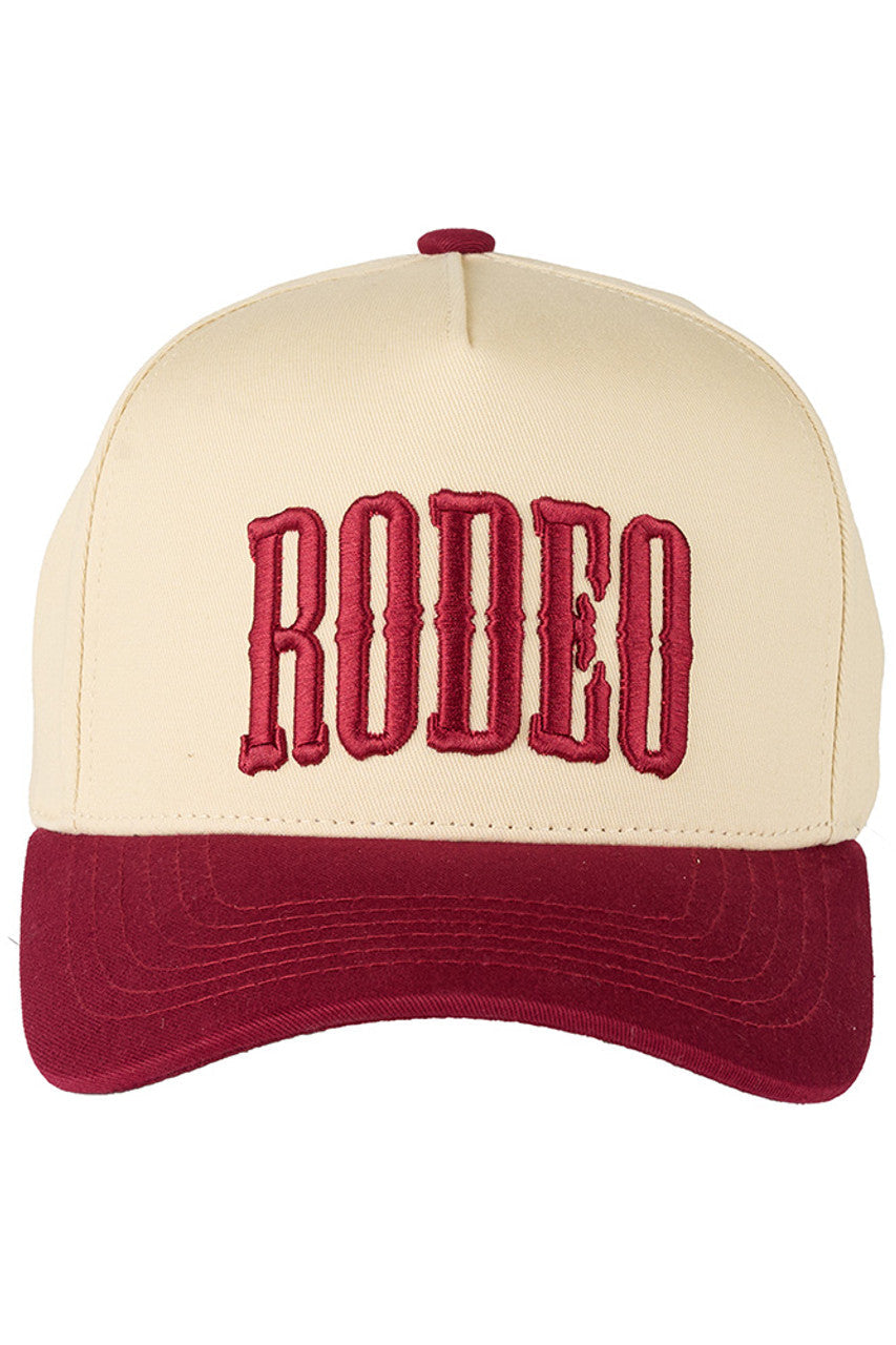 C.C RODEO Letter Embroidered Snapback Trucker Hat