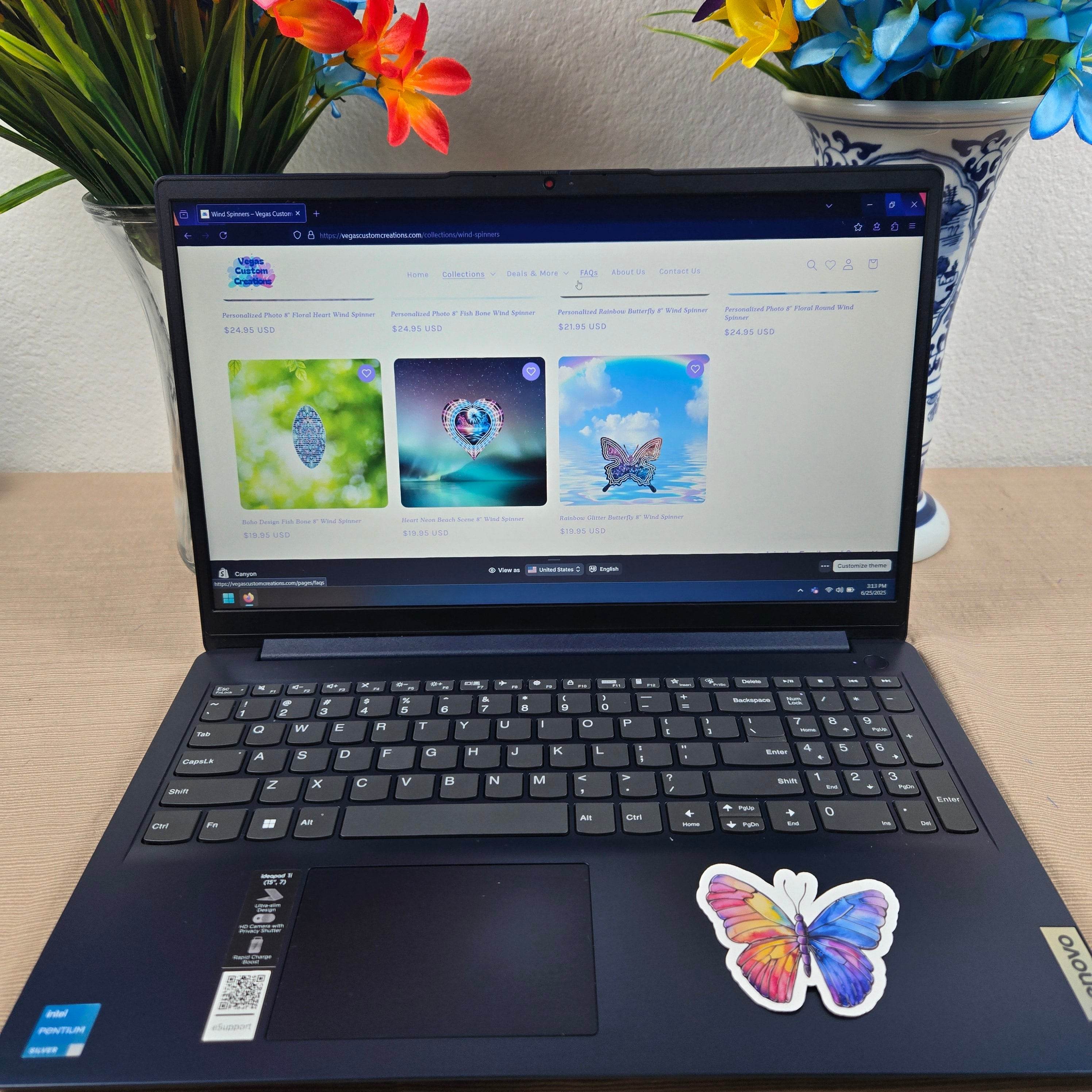 Beautiful Butterfly Stickers
