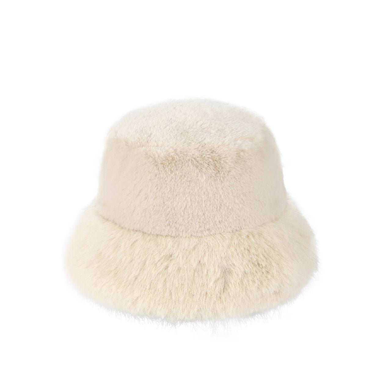C.C Faux Fur Solid Bucket Hat