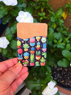 Cute Adhesive Cell Phone Wallets (Multiple designs available)