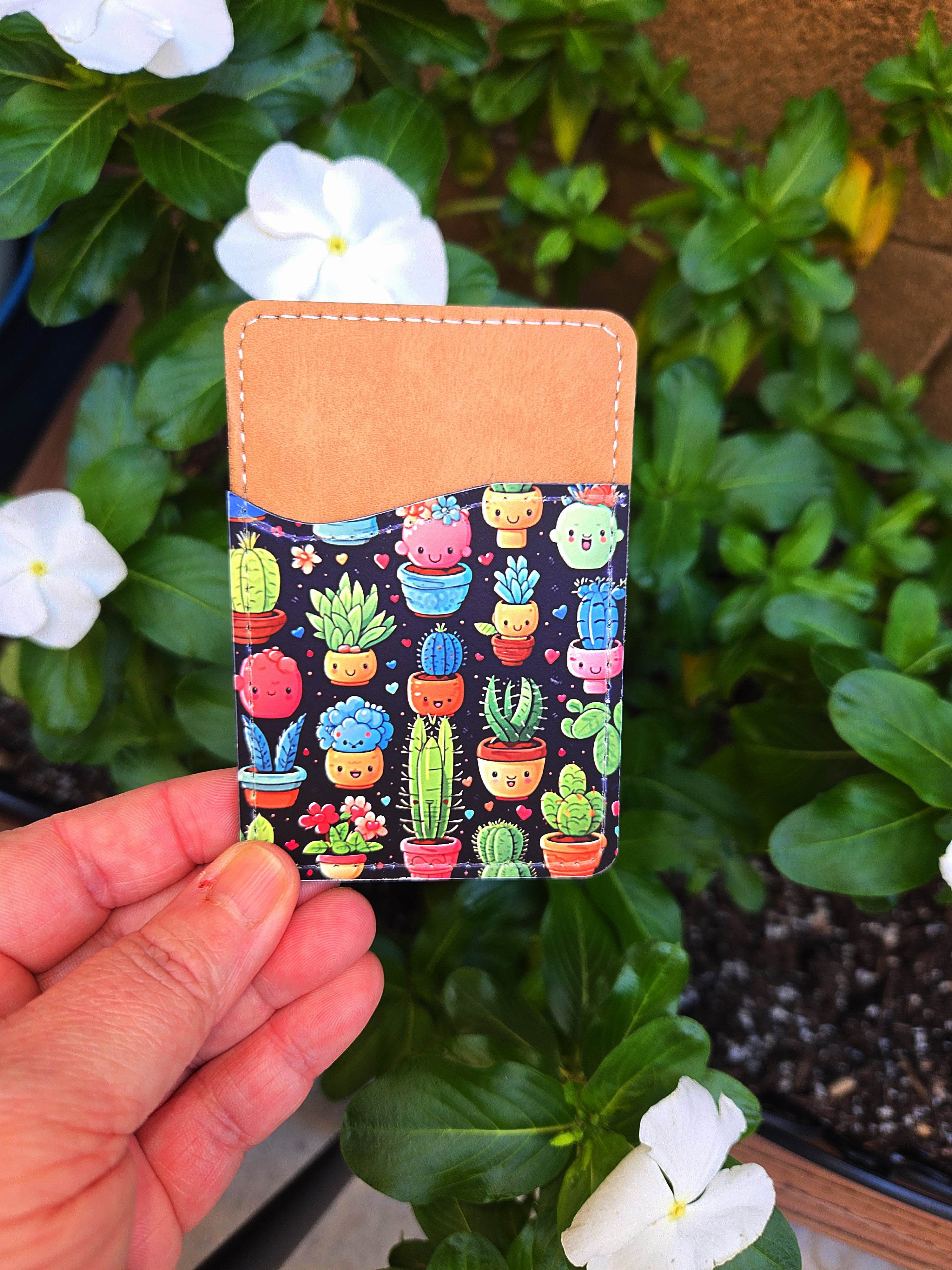 Cute Adhesive Cell Phone Wallets (Multiple designs available)