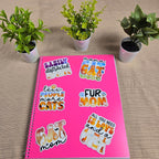 Cute Cat Mom Stickers