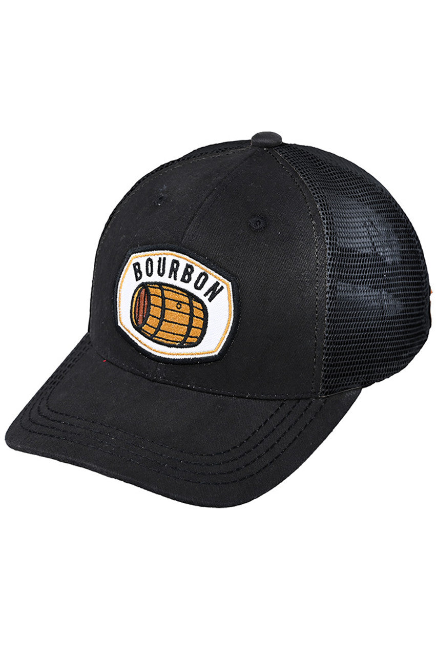 C.C Bourbon Embroidery Patch Baseball Cap