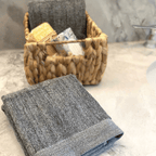 Bamboo Cotton Hand Towel 2pc Set – Sand