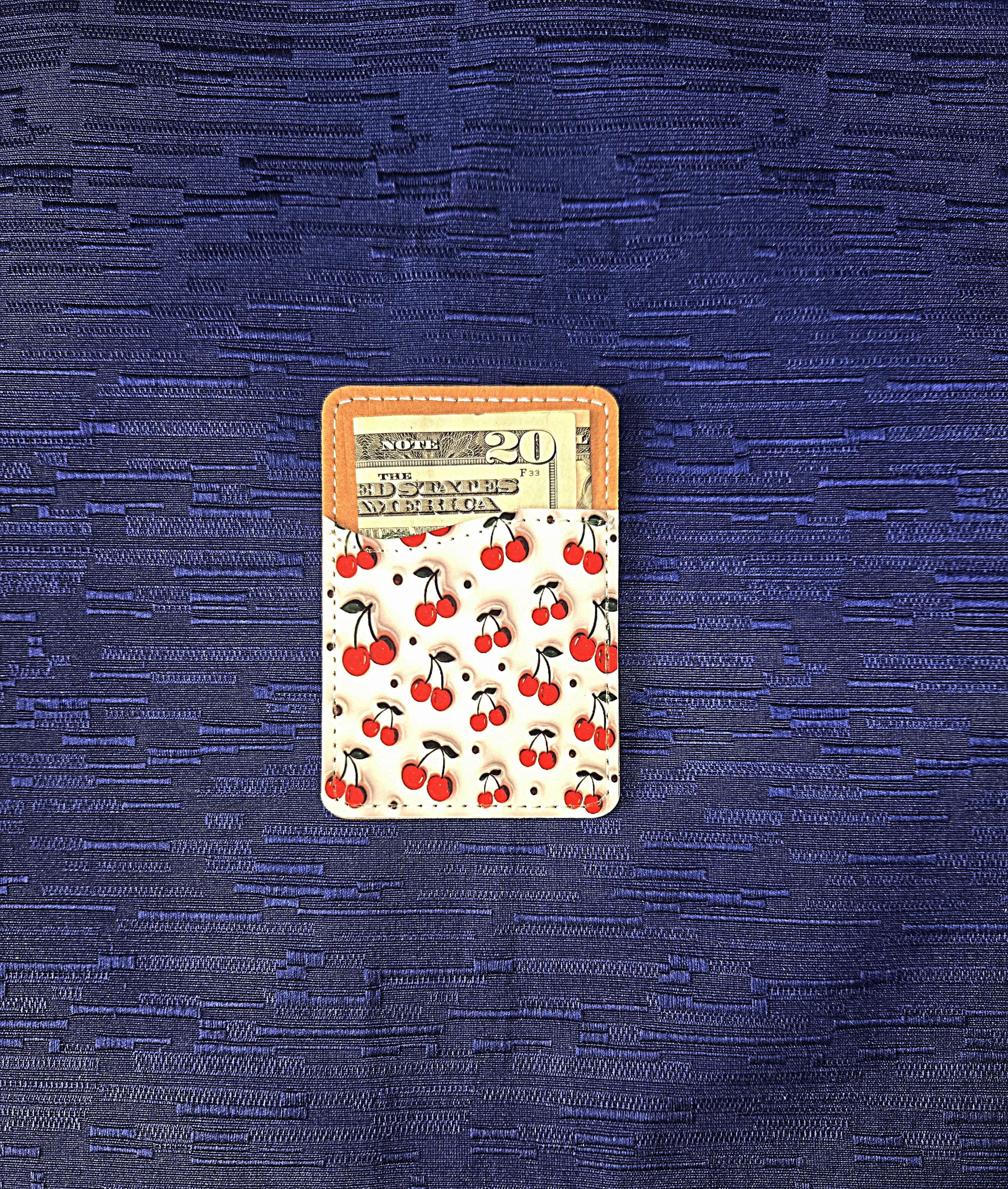 Cute Adhesive Cell Phone Wallets (Multiple designs available)