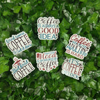 Coffee Quotes Collection 1 Stickers