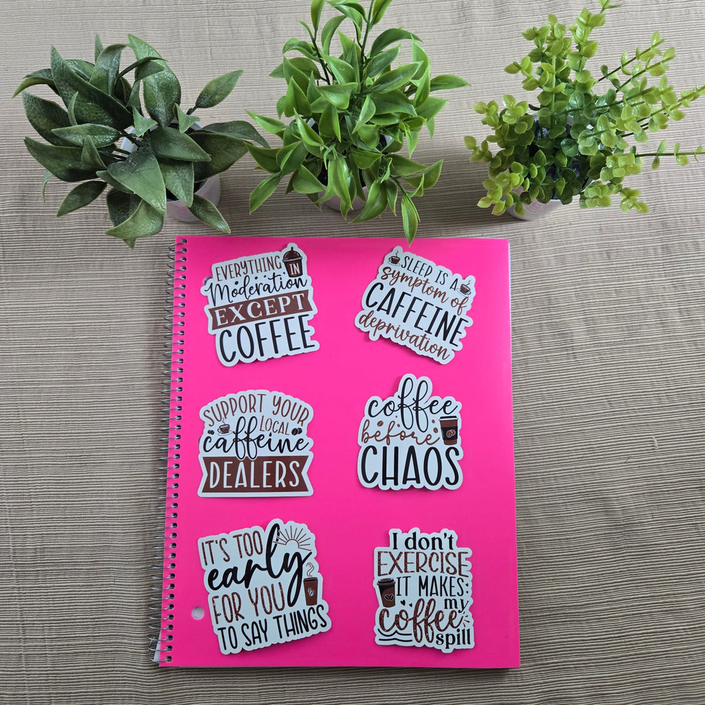 Coffee Quotes Collection 2 Stickers