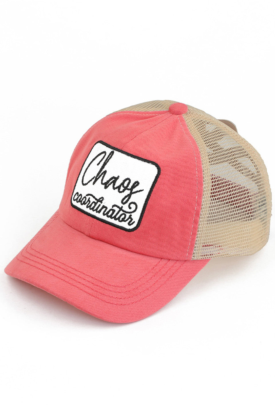 C.C CHAOS COORDINATOR PATCH PONY CAP