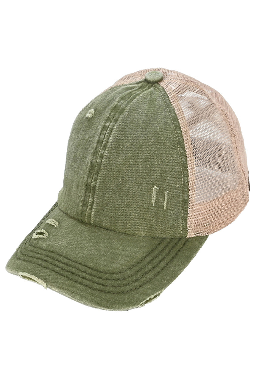 C.C BASEBALL PONYCAP