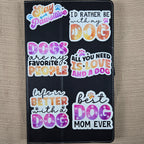 Fun Dog Quote Stickers