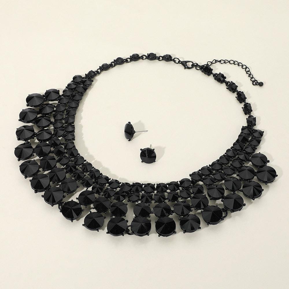 Bubble Stone Evening Necklace