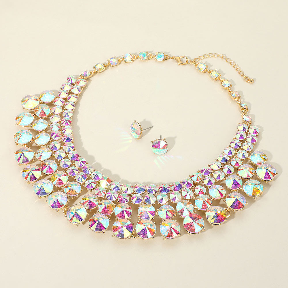 Bubble Stone Evening Necklace