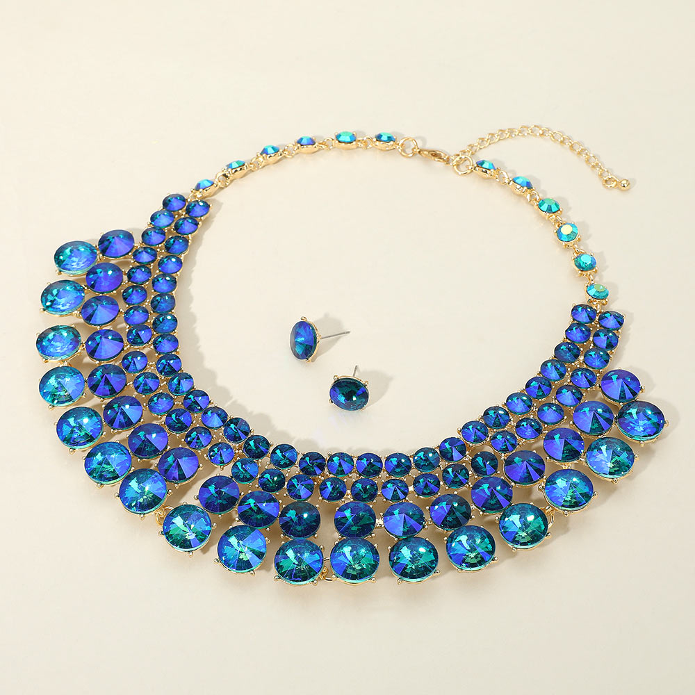 Bubble Stone Evening Necklace