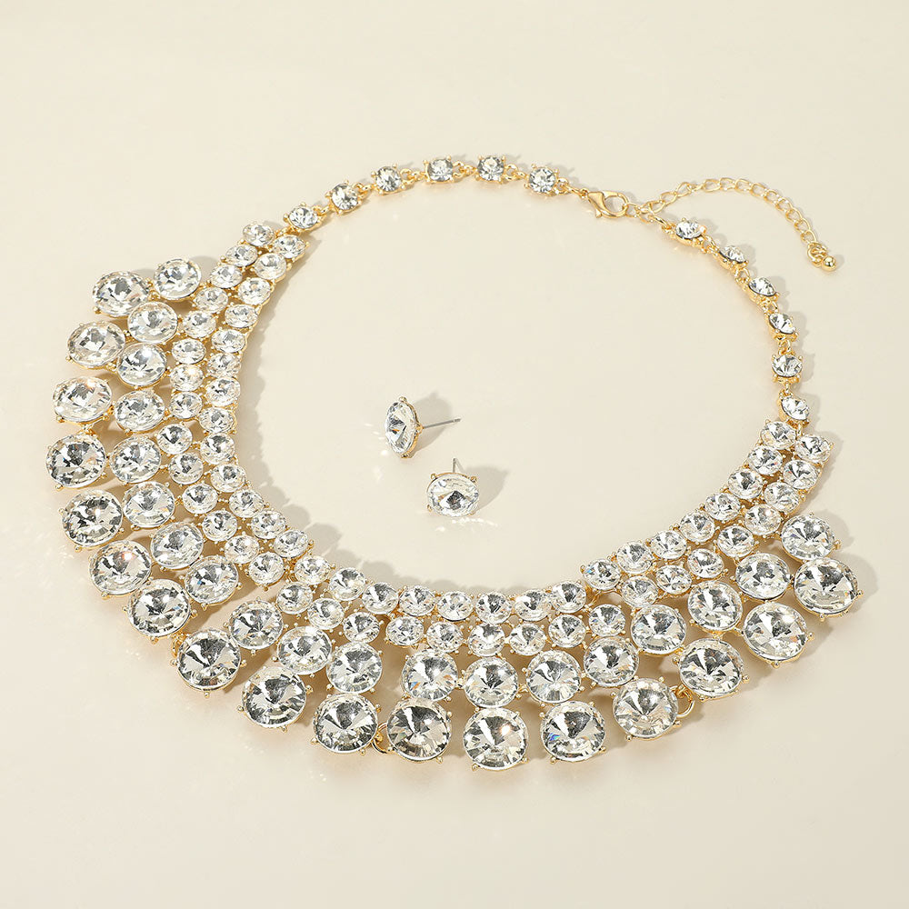 Bubble Stone Evening Necklace
