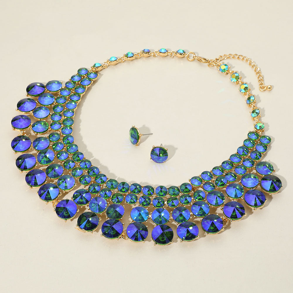 Bubble Stone Evening Necklace