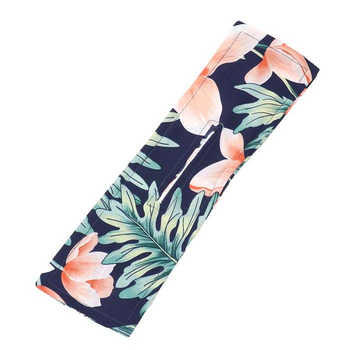 Flexible Flower Leaf Printed Deft Bun Maker Hair Band