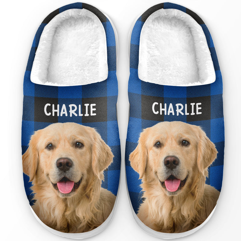 Custom Photo Happiness Woman Face - Personalized Slippers - Gift For Her, Wife, Girlfriend, Family Members