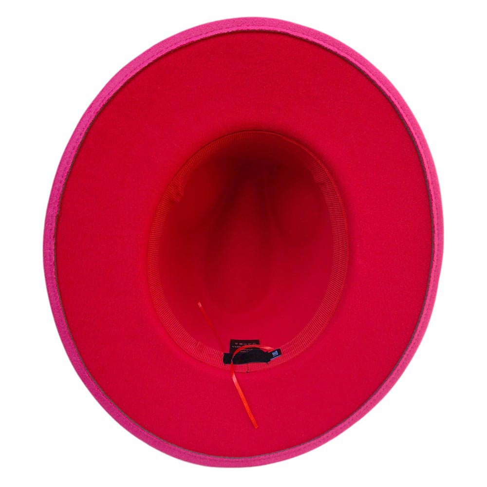 Belt Band Pointed Fedora Hat