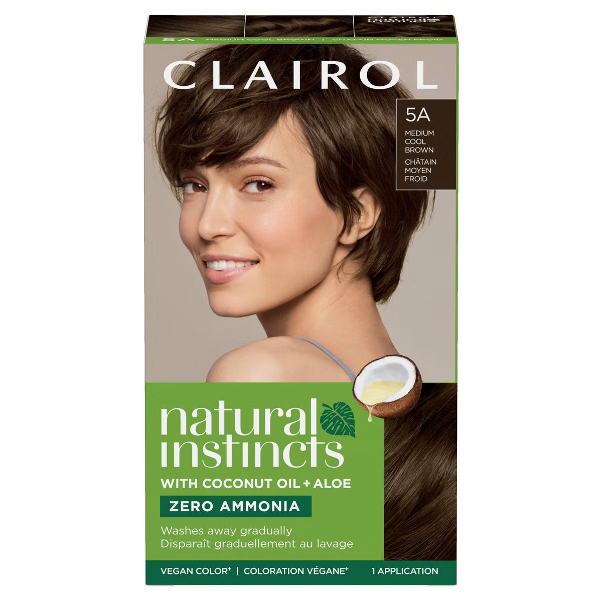 CLAIROL Natural Instincts With Coconut Oil + Aloe Hair Color