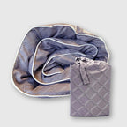 Bamboo Duvet Cover - Platinum Geo - Final Sale/No Returns