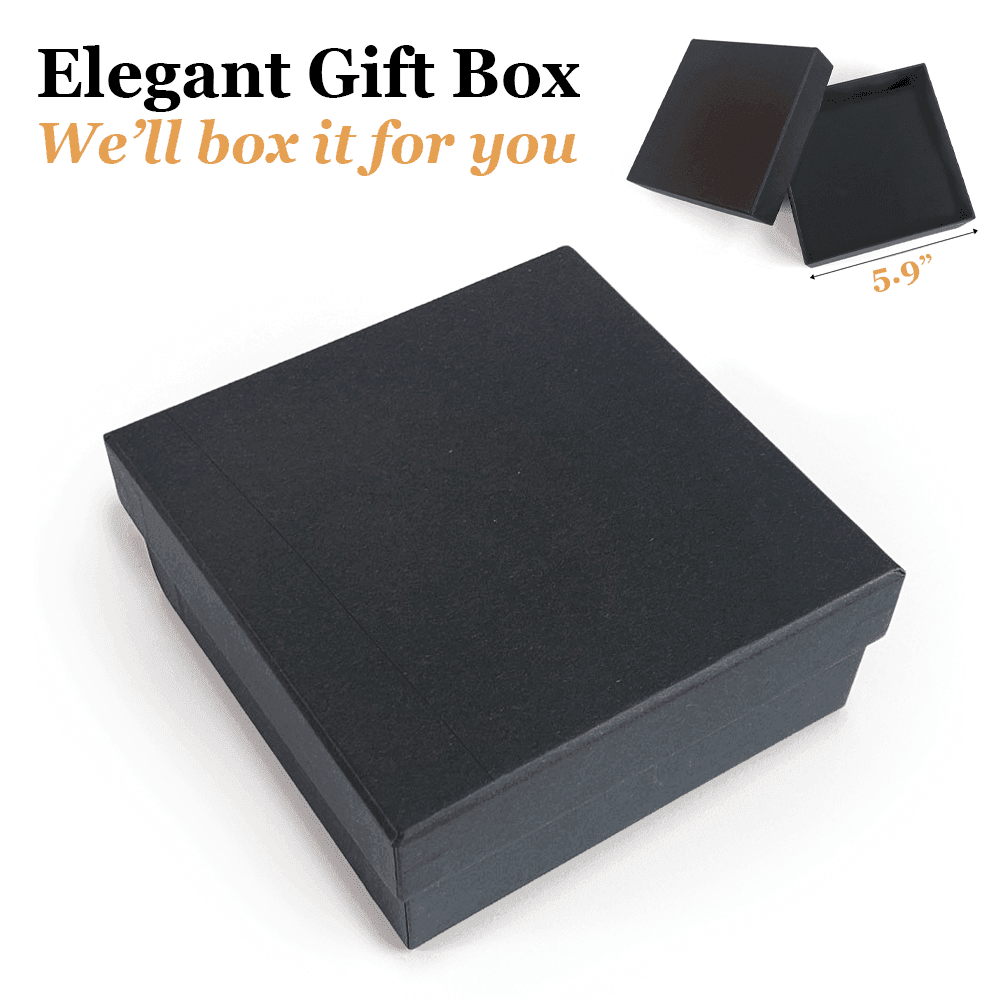 Elegant Gift Box - We'll box it for you (maximum 1 item per box) | Circle Glass Ornament