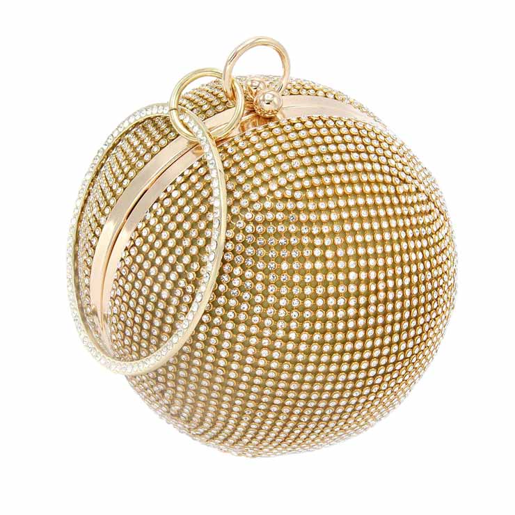 Bling Round Ball Evening Tote Crossbody Bag
