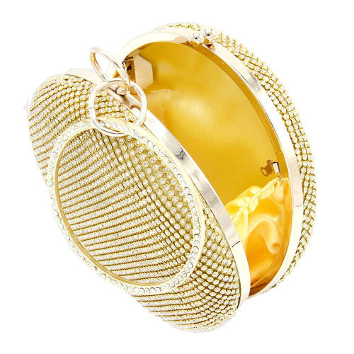 Bling Round Evening Tote Crossbody Bag