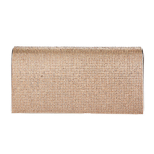 Bling Solid Evening Clutch Crossbody Bag