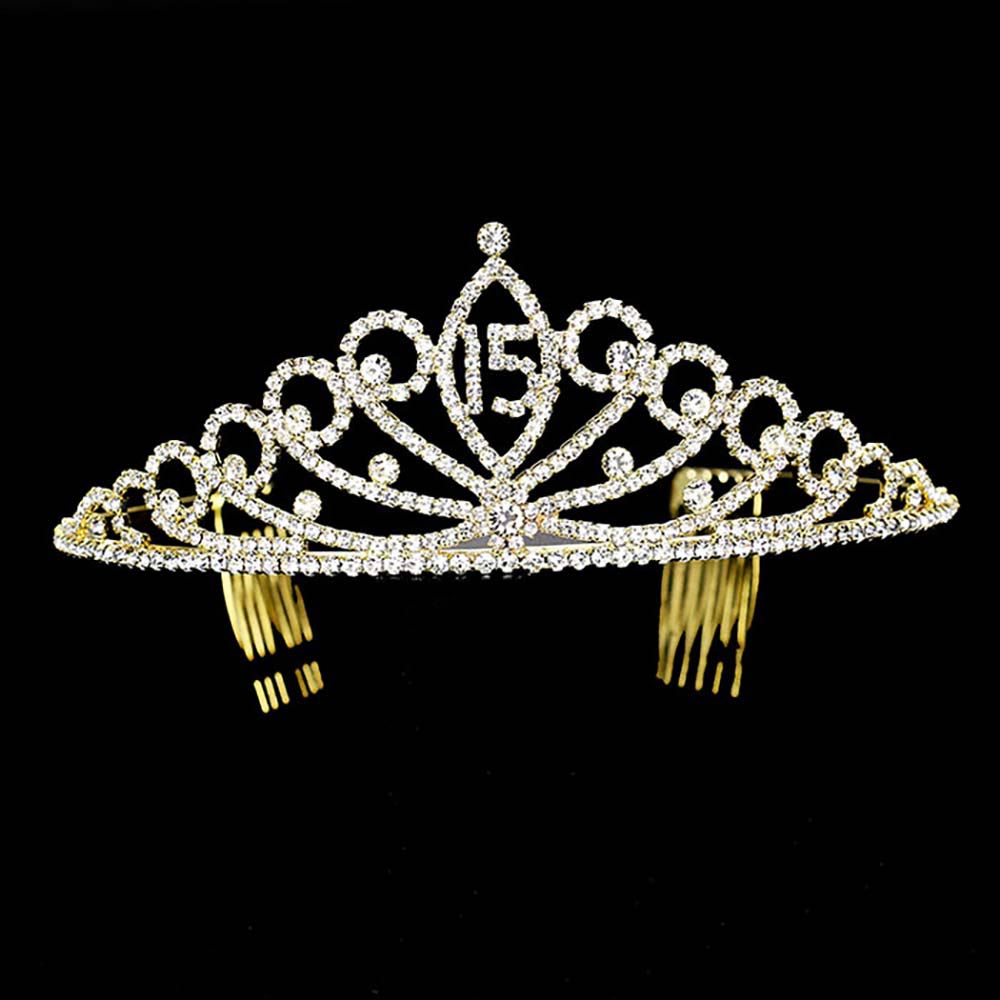 Sweet 15 Rhinestone Princess Tiara