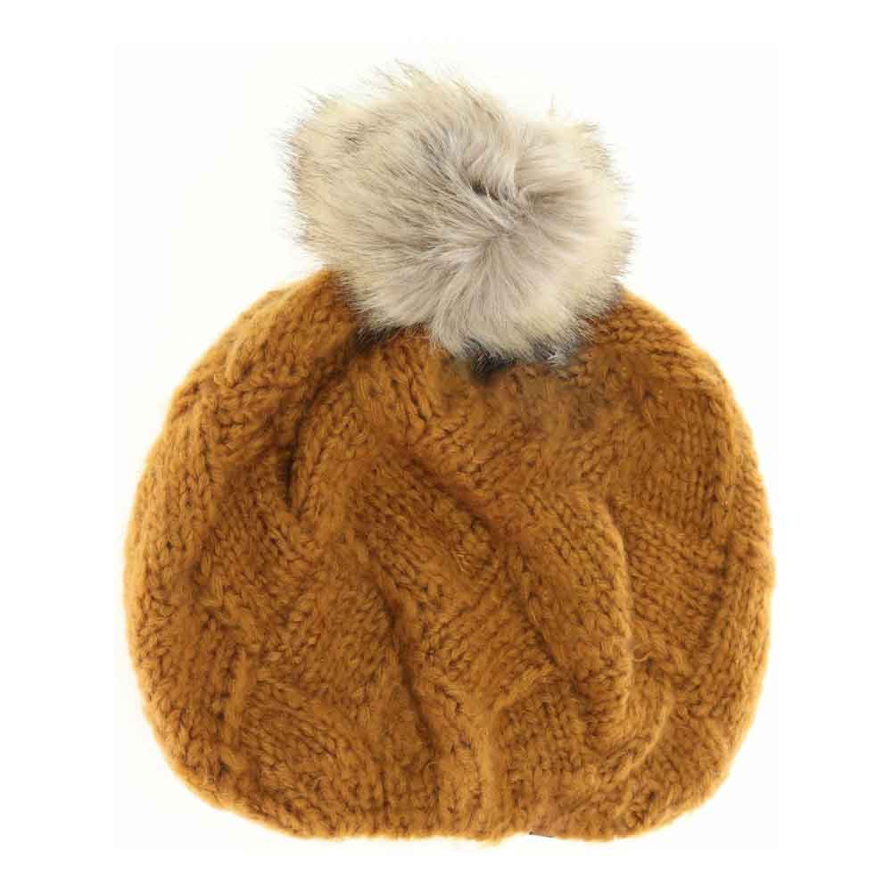 Basket Weaved Knitted C.C Beret