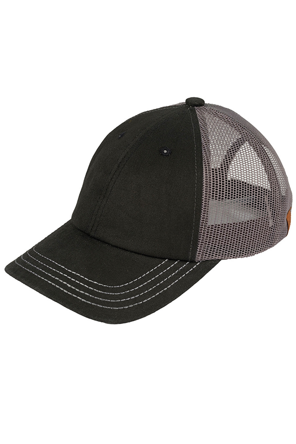 C.C Black with Color Mesh Baseball Cap
