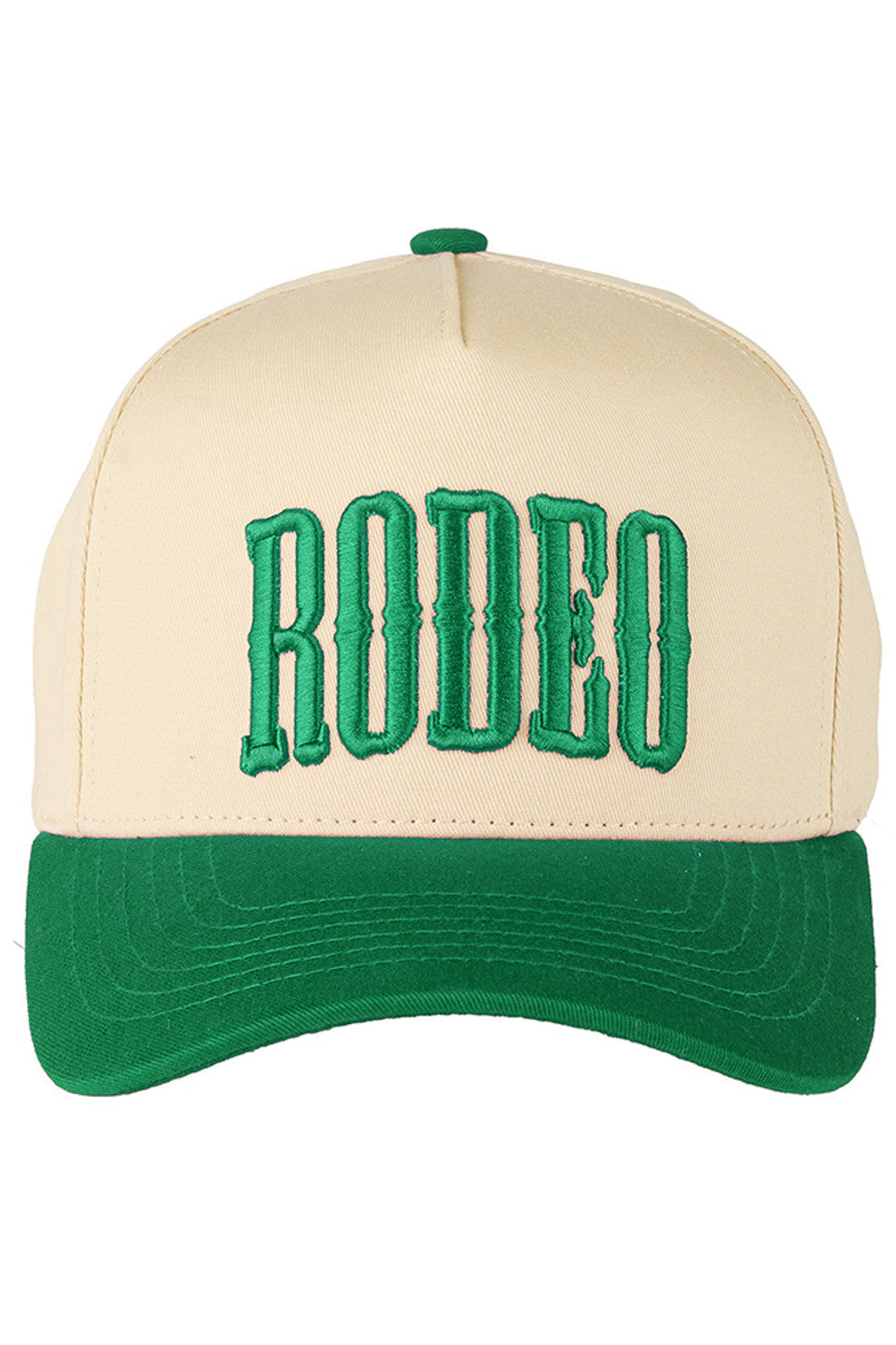 C.C RODEO Letter Embroidered Snapback Trucker Hat
