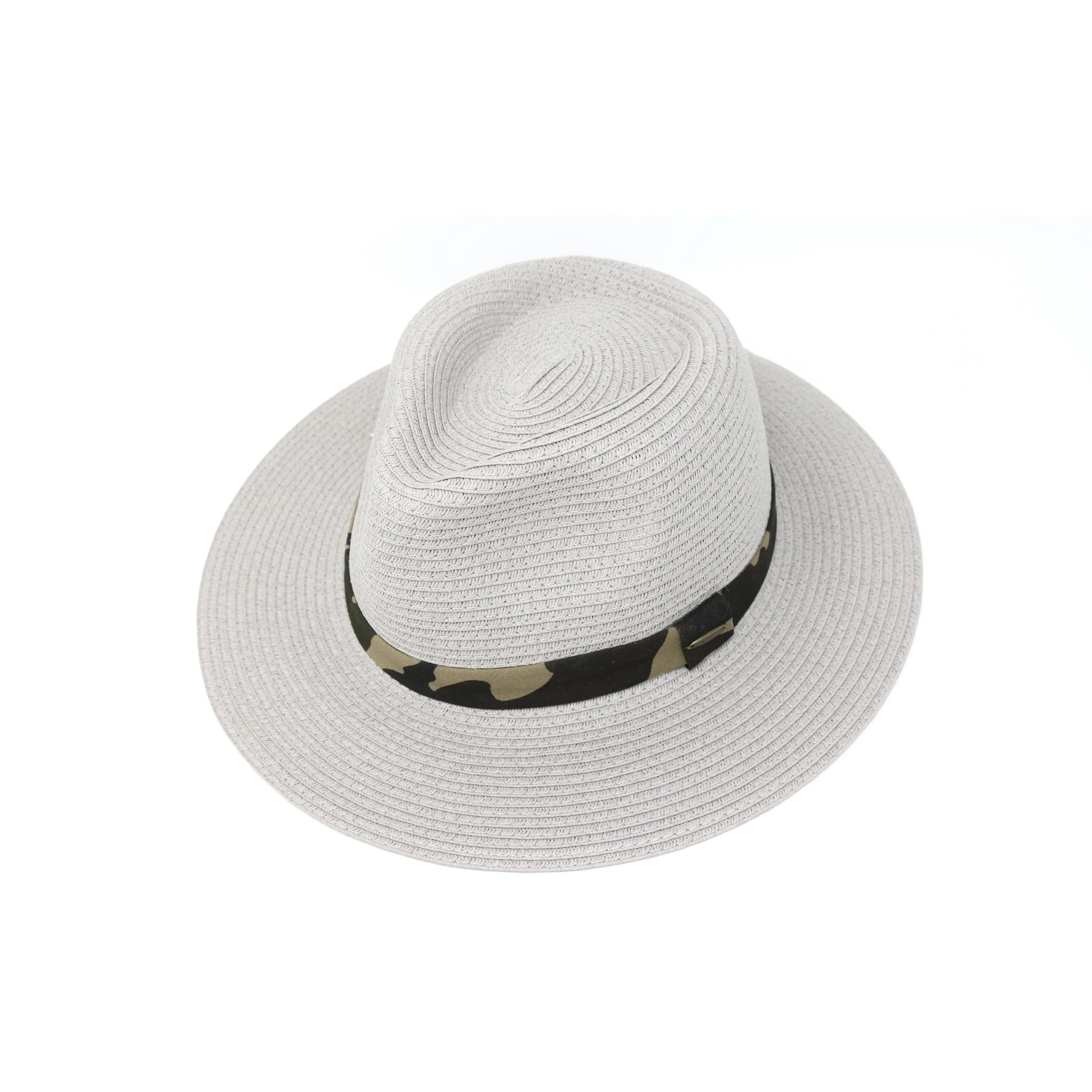 C.C Braided Camouflage Panama Hat