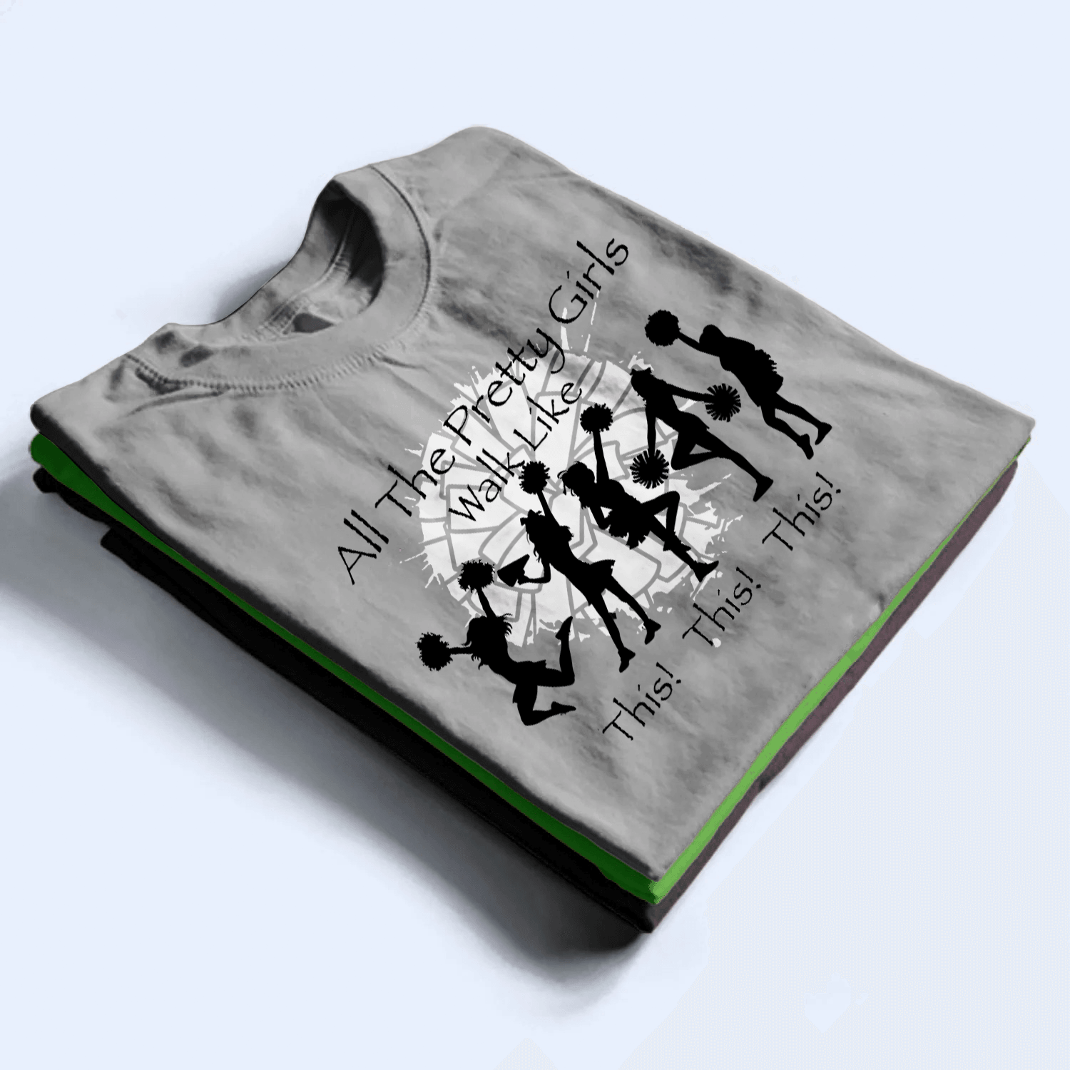 All The Pretty Girls Walk Like This - Baseball/Softball - Personalized Custom Youth T Shirt - Gift for Sport Grandma, Mom, Wife, Grandparent