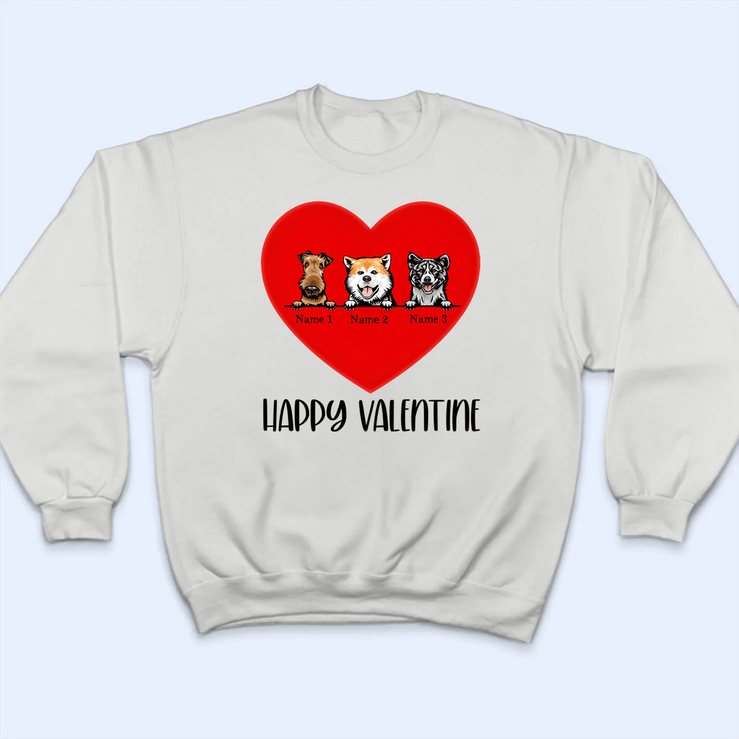 All Heart For My Dogs - Personalized Custom T Shirt - Birthday, Loving, Funny Gift For Dog Dad, Dog Owner, Dog Lovers