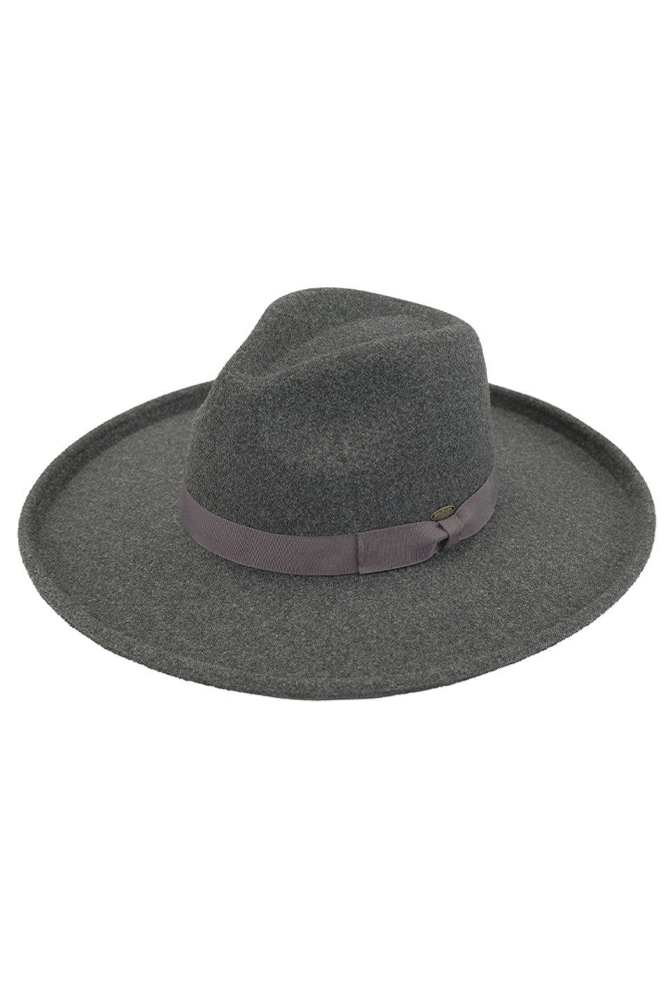 C.C Rolled Edge Brim Vegan Felt Hat