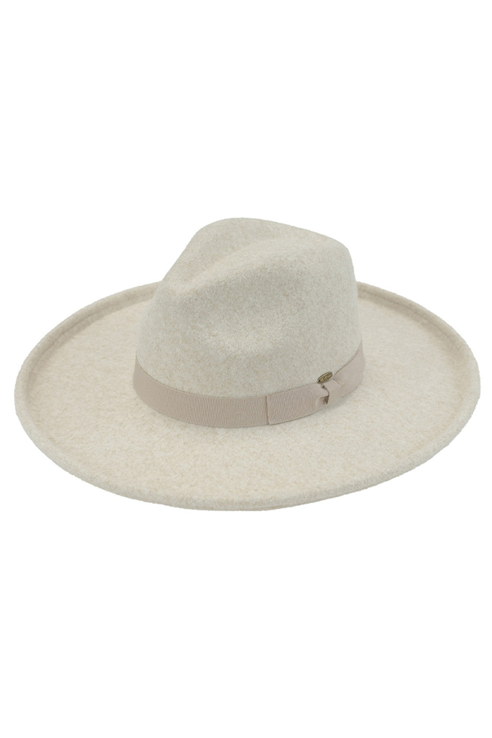 C.C Rolled Edge Brim Vegan Felt Hat